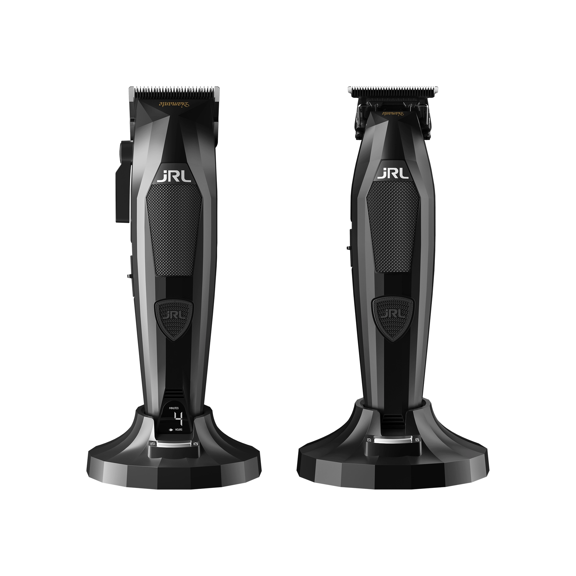 JRL Diamante Clipper & Trimmer Combo Kit - Schwarz