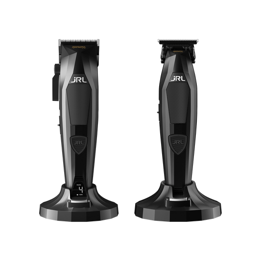 JRL Diamante Clipper & Trimmer Combo Kit - Schwarz