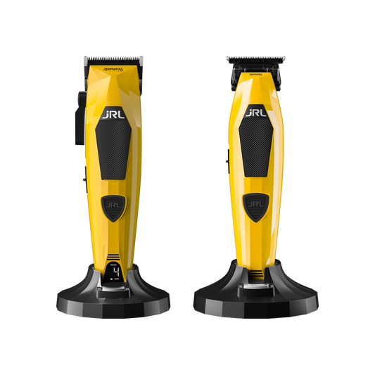 JRL Diamante Clipper & Trimmer Combo Kit - Gelb