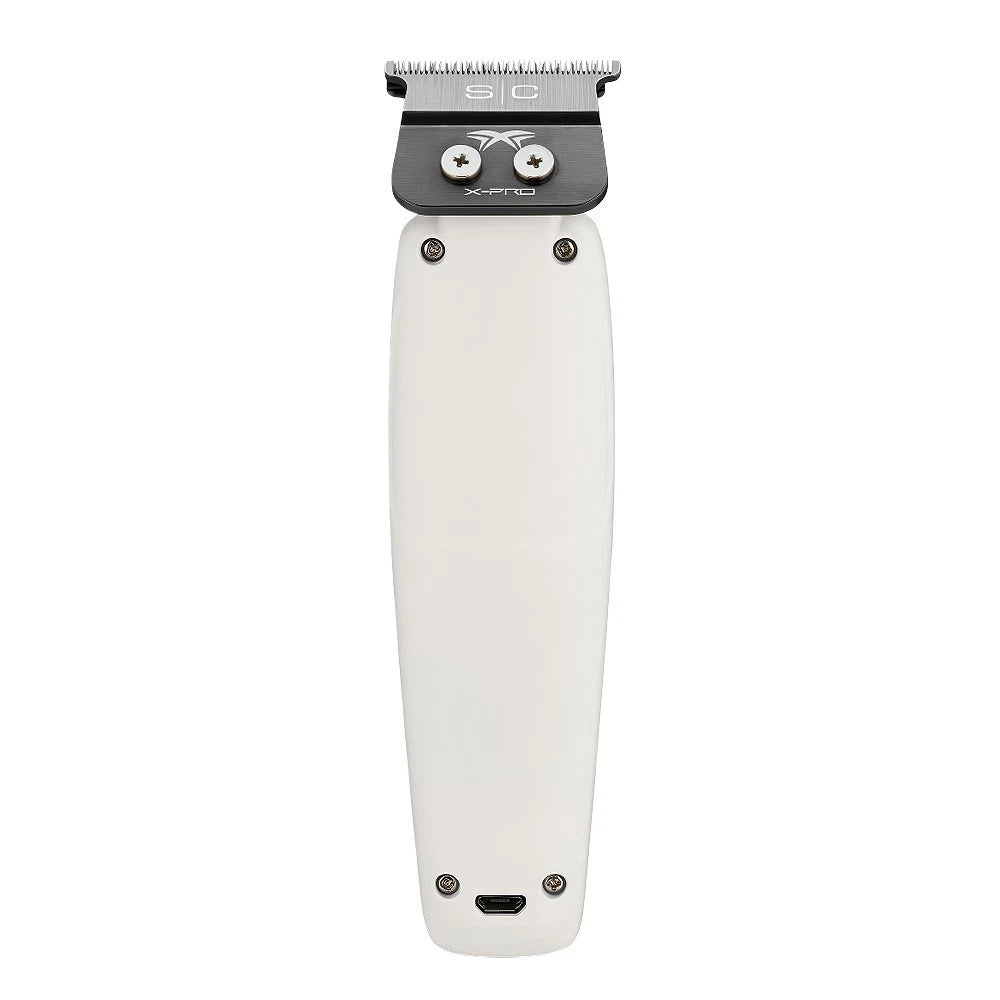 Stylecraft Clipper 2.0 + Trimmer Weiß Barber Set Metallgehäuse Zero Gap